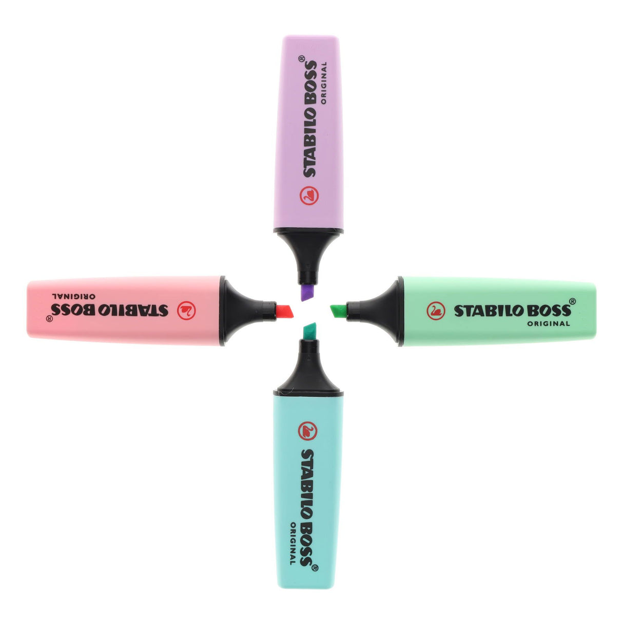 ■ Stabilo - Boss Original - Highlighters - Assorted Colours - Pastel - Pack of 4 by Stabilo on Schoolbooks.ie