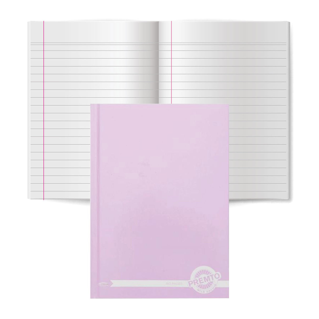 Premto - Pastel A5 160 Page Hardcover Notebook - Wild Orchid by Premto on Schoolbooks.ie