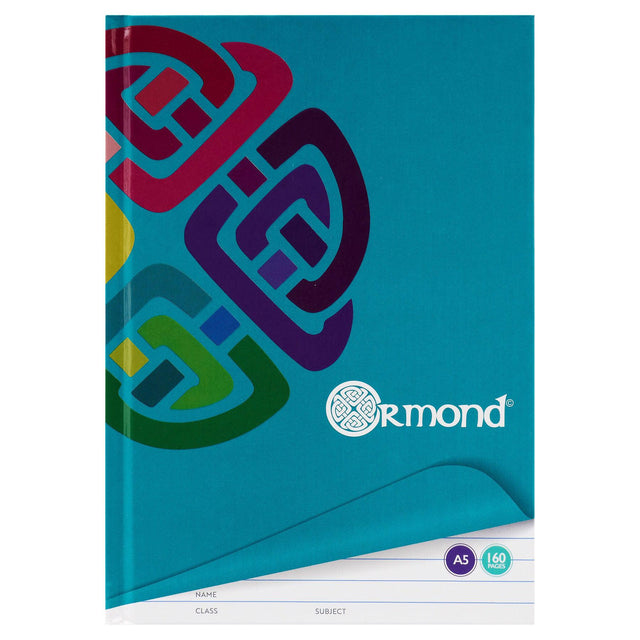 Ormond - A5 Hardcover Notebook - 160 Page by Ormond on Schoolbooks.ie