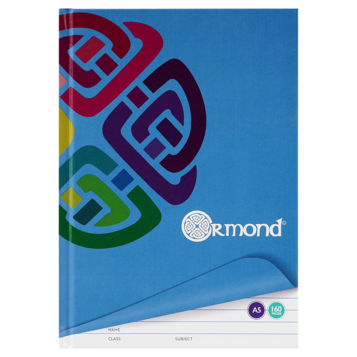 Ormond - A5 Hardcover Notebook - 160 Page by Ormond on Schoolbooks.ie