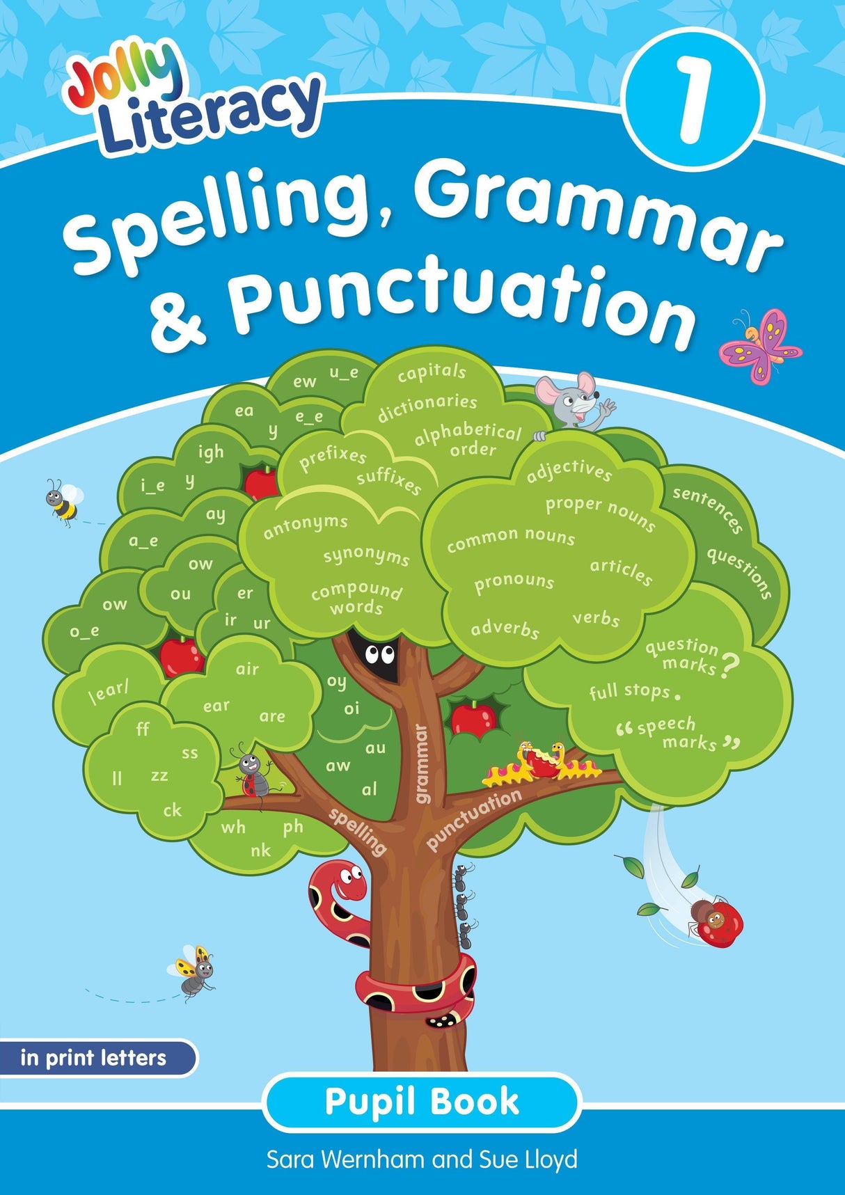 Jolly Literacy - Spelling, Grammar & Punctuation - Pupil Book 1 - In Print Letters by Jolly Learning Ltd on Schoolbooks.ie