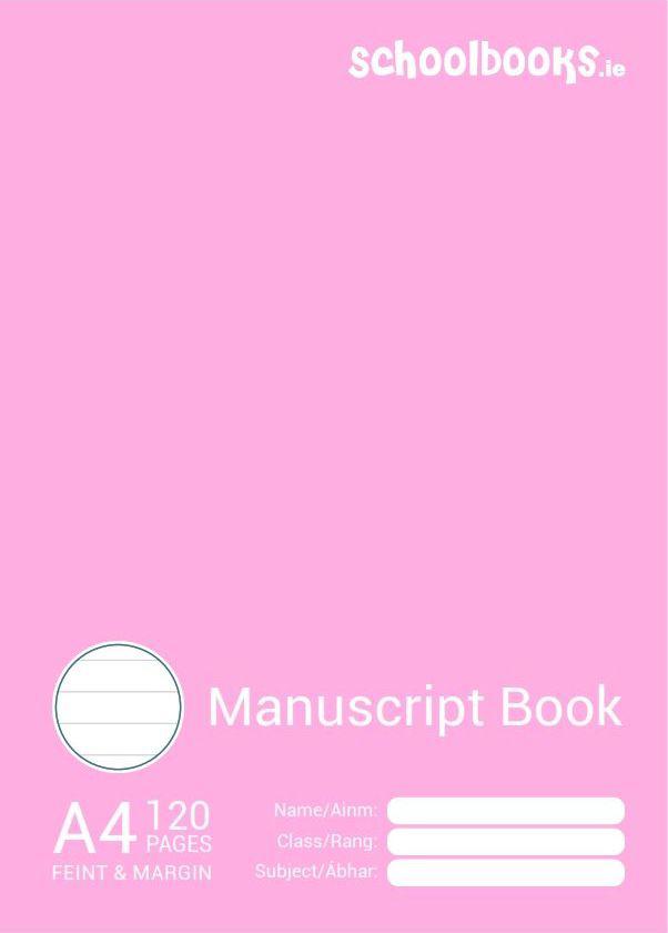 Schoolbooks.ie - A4 Manuscript Book - 120 Page - Pack of 3 - Pastels by Schoolbooks.ie on Schoolbooks.ie