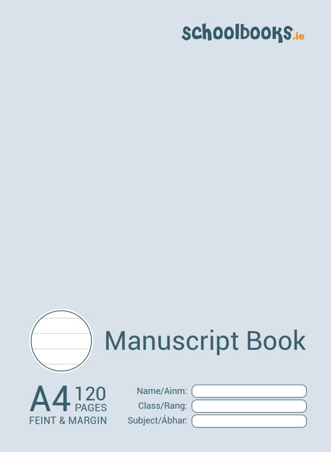 Schoolbooks.ie - A4 Manuscript Book - 120 Page - Pack of 5 - Assorted by Schoolbooks.ie on Schoolbooks.ie