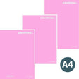 Schoolbooks.ie - A4 Hardback Notebook - 160 Page - 3 Pack - Pink by Schoolbooks.ie on Schoolbooks.ie
