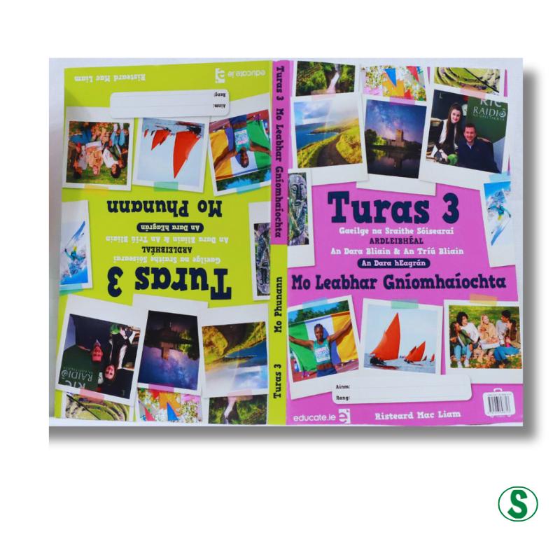 Turas 3 - Junior Cycle Irish - Textbook, Portfolio and Activity Book - Set - 2nd / New Edition (2022) by Educate.ie on Schoolbooks.ie