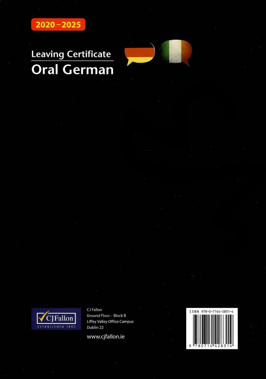 Oral German, 2020-2025 by CJ Fallon on Schoolbooks.ie