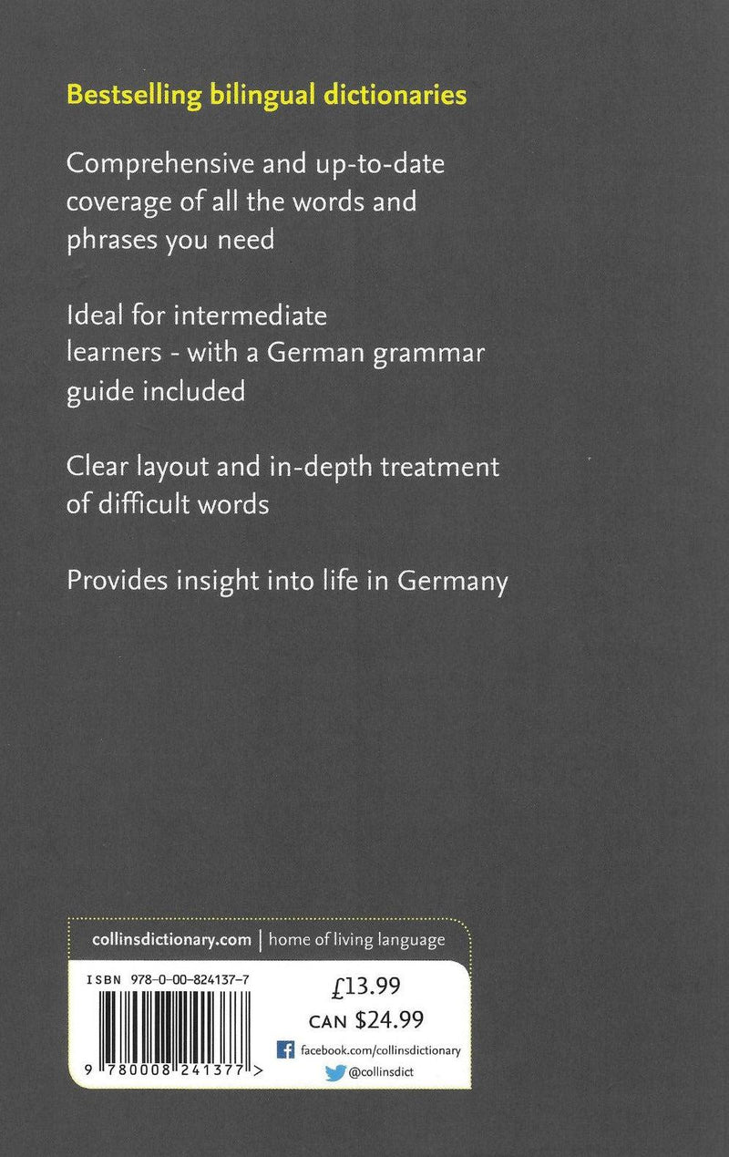 Collins German Dictionary and Grammar by HarperCollins Publishers on Schoolbooks.ie