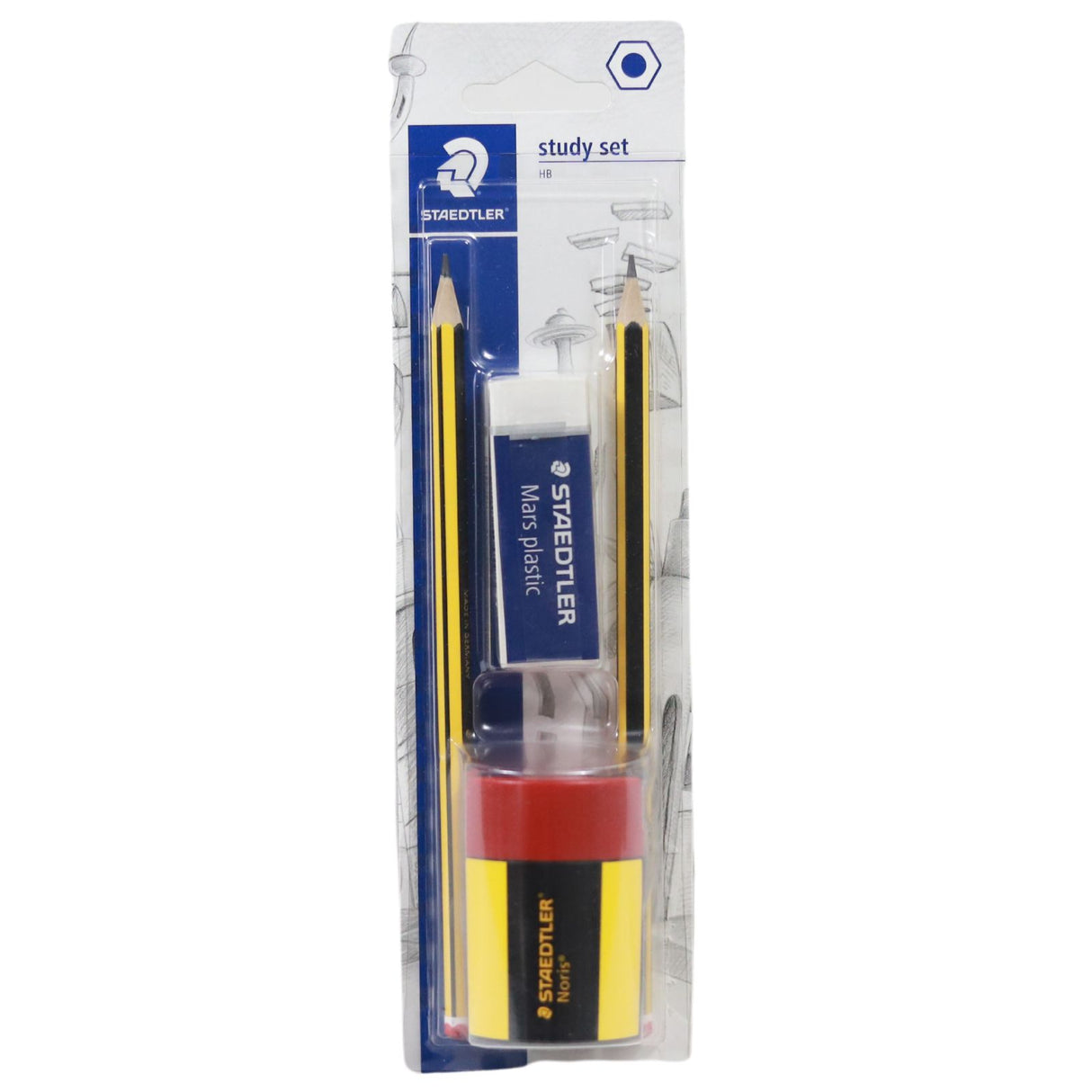 ■ Staedtler - Pencils, Eraser & Sharpener Set by Staedtler on Schoolbooks.ie