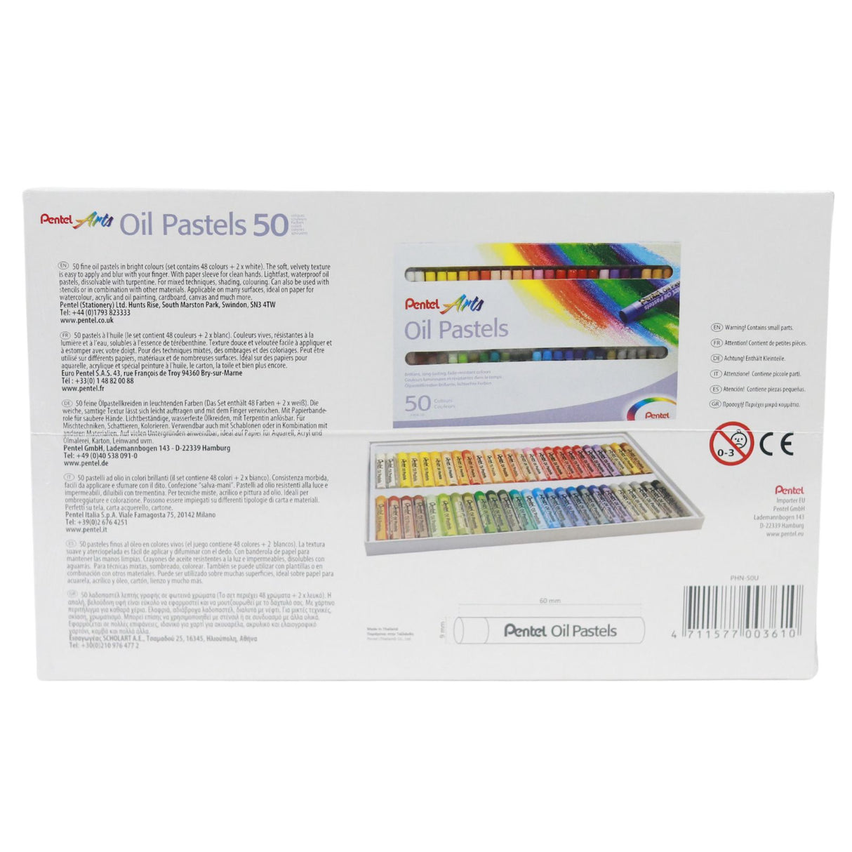 Pentel Arts - 50 Oil Pastels by Pentel on Schoolbooks.ie