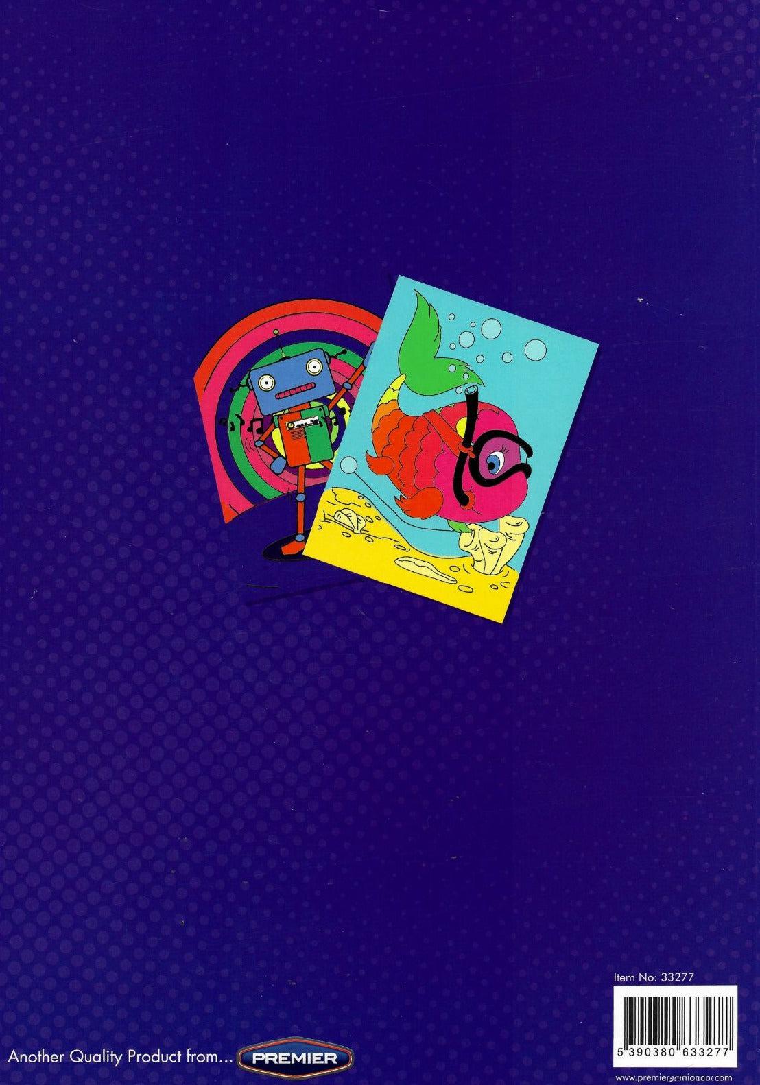 World of Colour - A4 96 page Perforated Colouring Book - Living The Life! by World of Colour on Schoolbooks.ie