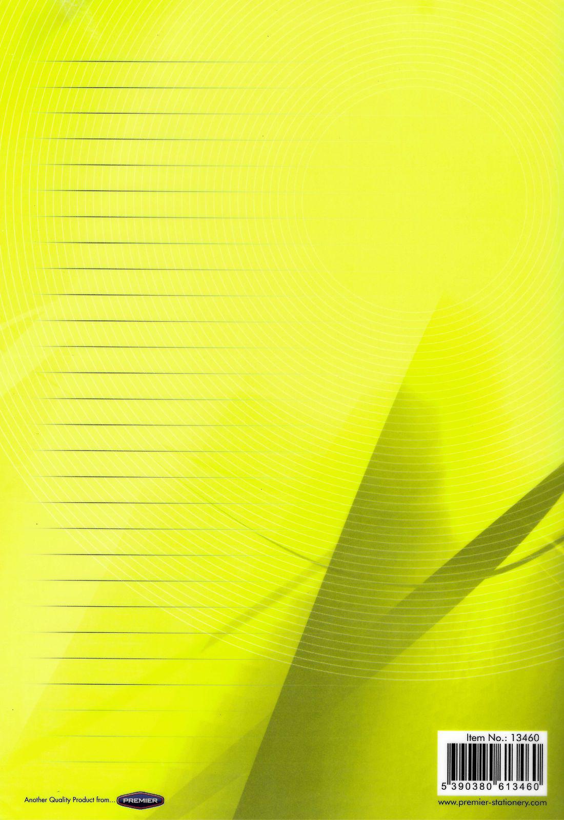 Student Solutions - Visual Aid Manuscript Book - Durable Cover - A4 - 120 Page - Yellow by Student Solutions on Schoolbooks.ie