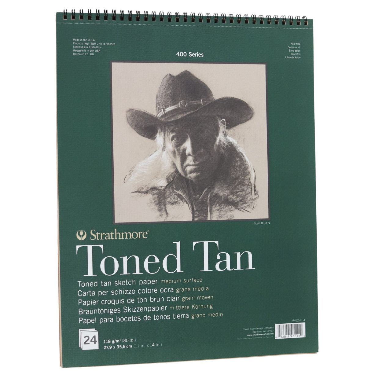 Strathmore - Toned Tan Sketch Pad - 11" x 14" - 24 Sheets by Strathmore on Schoolbooks.ie