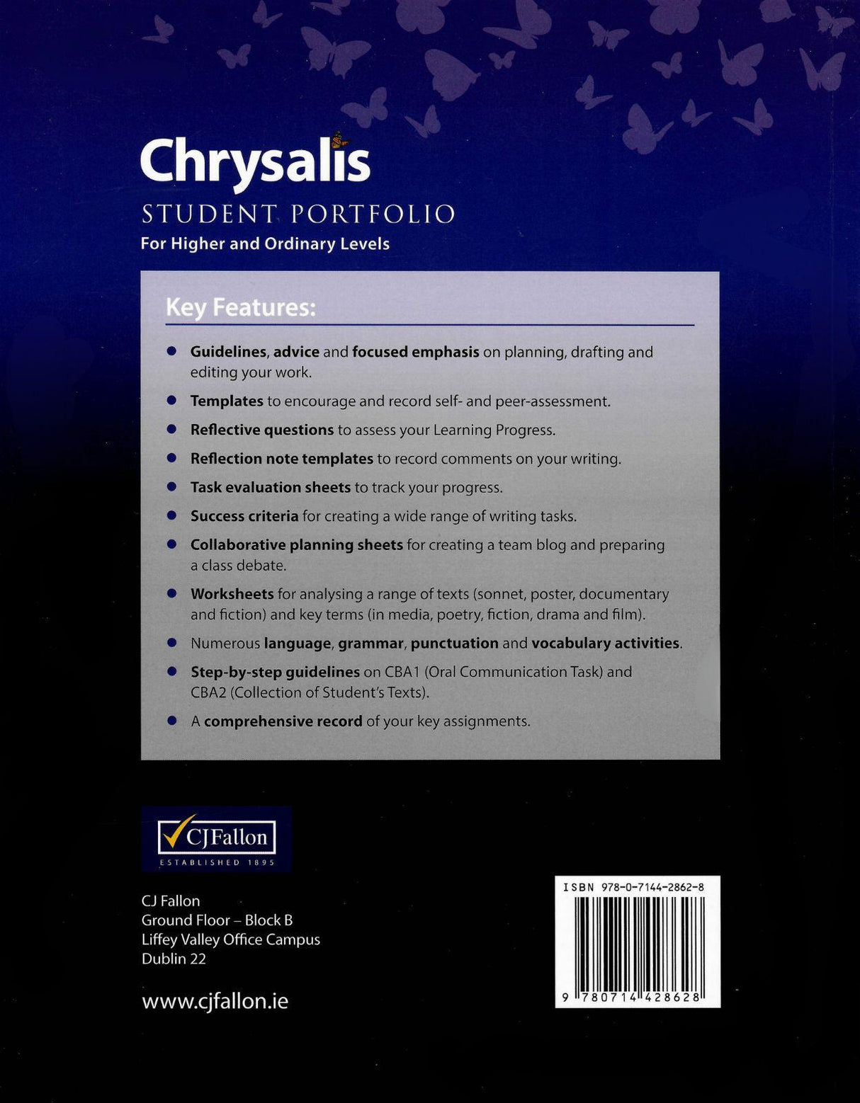 ■ Chrysalis - 1st / Old Edition (2020) by CJ Fallon on Schoolbooks.ie