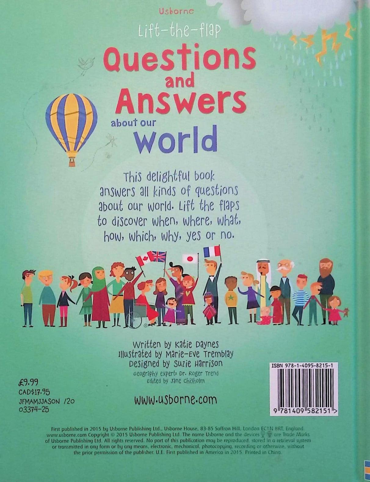 Lift-the-flap Questions and Answers about Our World by Usborne Publishing Ltd on Schoolbooks.ie