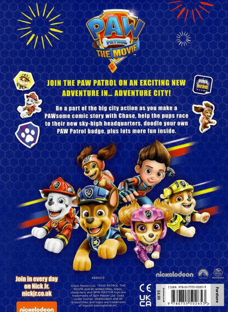 Paw Patrol - Movie Sticker Book by HarperCollins Publishers on Schoolbooks.ie