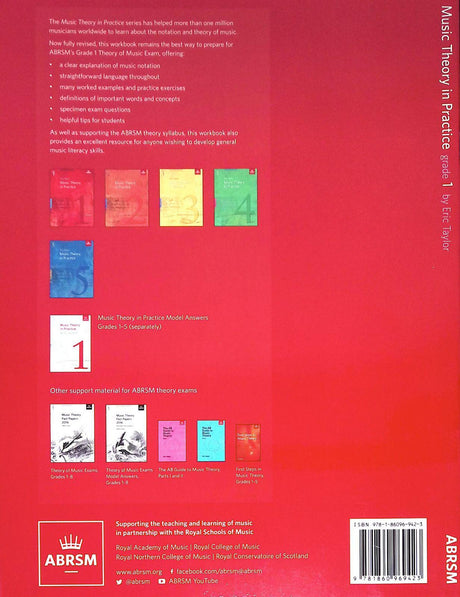 Music Theory in Practice - Grade 1 by Associated Board of the Royal Schools of Music on Schoolbooks.ie