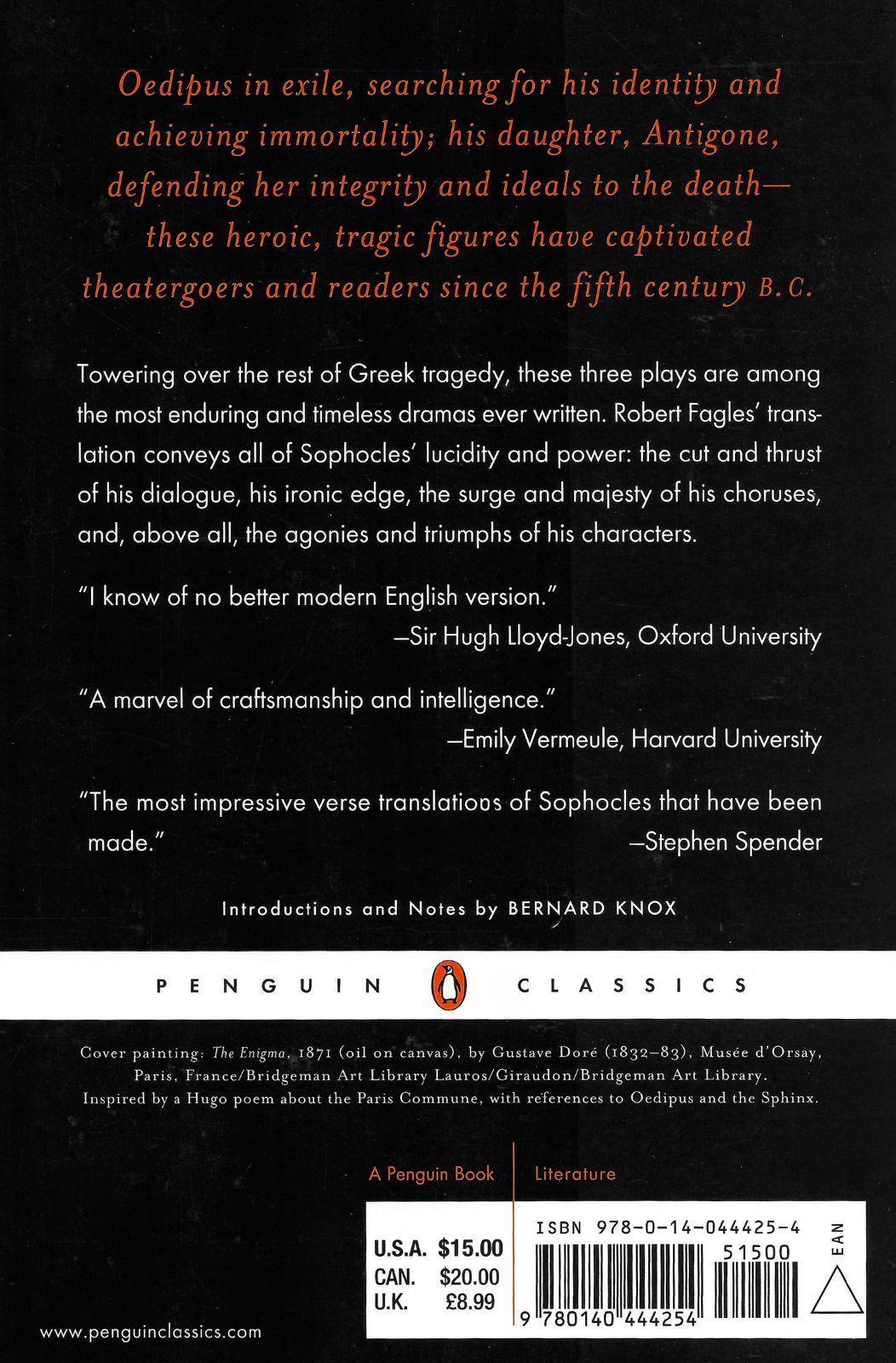 The Three Theban Plays by Penguin Books on Schoolbooks.ie
