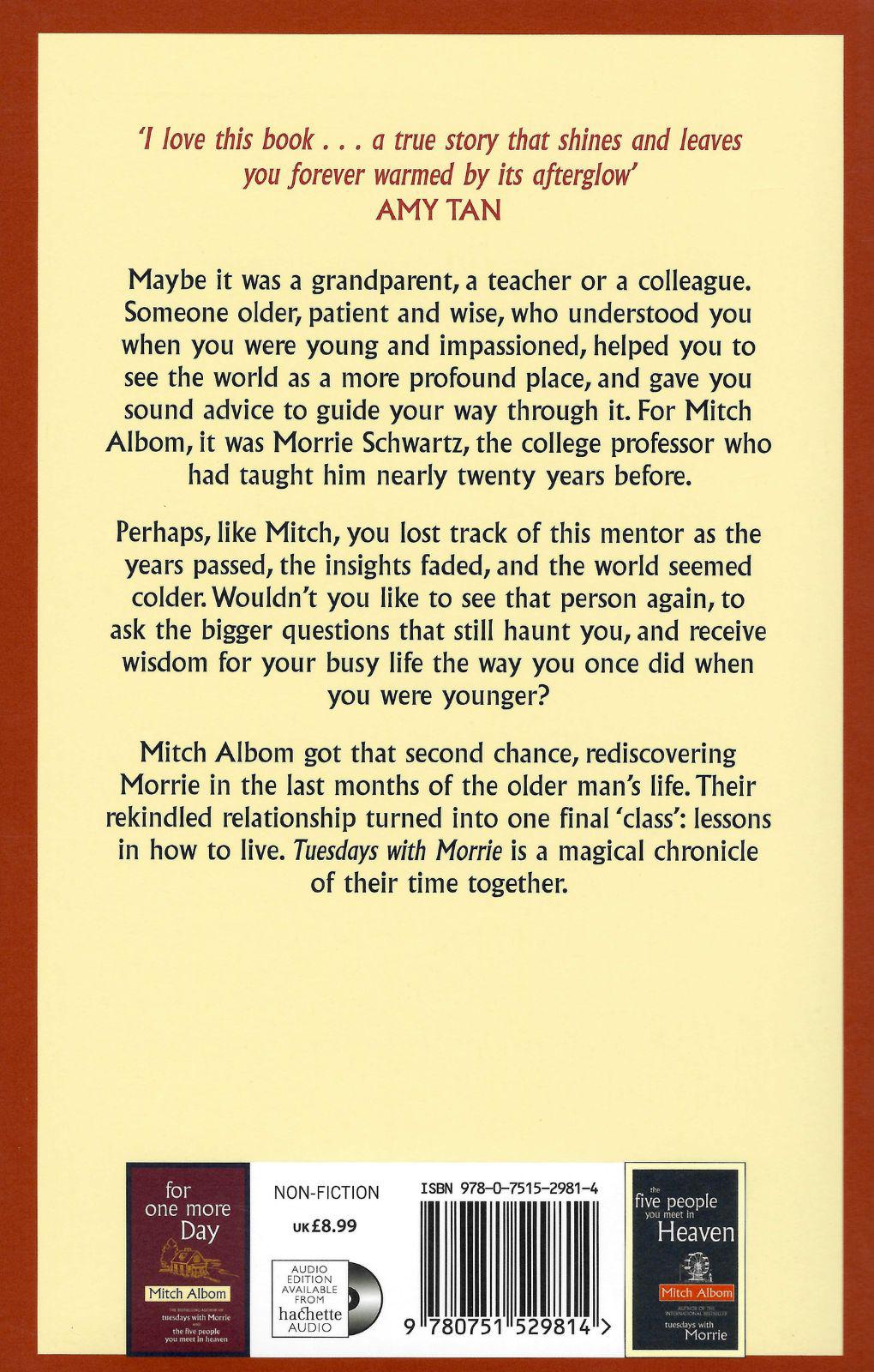 Tuesdays With Morrie by Little, Brown Book Group on Schoolbooks.ie