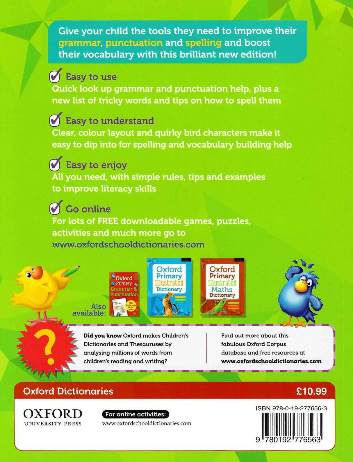 ■ Oxford Primary - Grammar, Punctuation and Spelling - Dictionary by Oxford University Press on Schoolbooks.ie