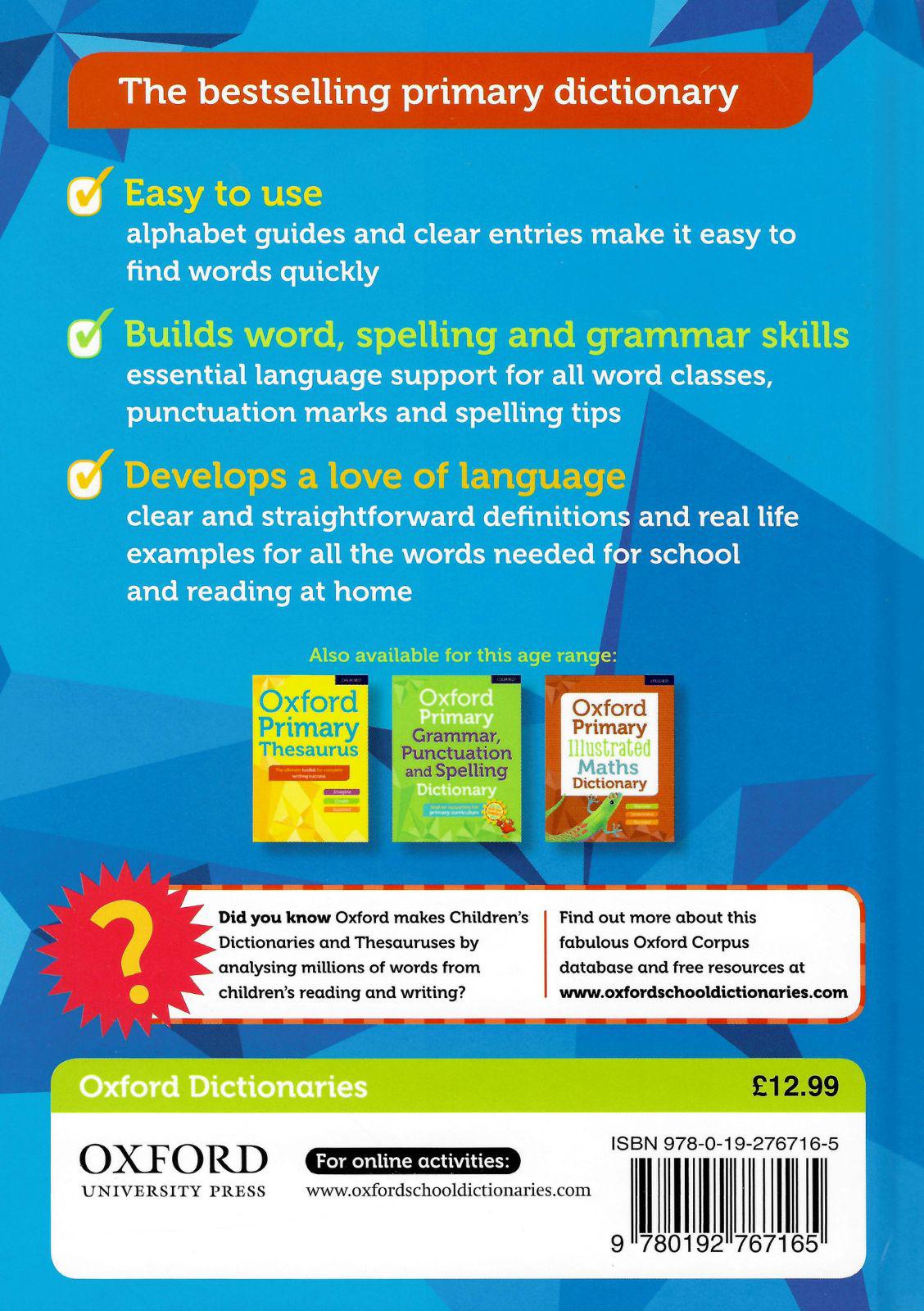 ■ Oxford Primary Dictionary - Old Edition (2018) by Oxford University Press on Schoolbooks.ie