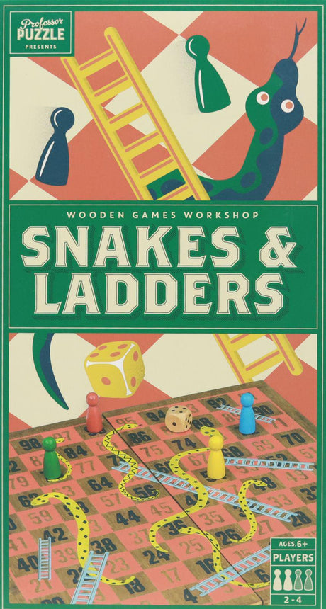 Snakes & Ladders by Professor Puzzle on Schoolbooks.ie