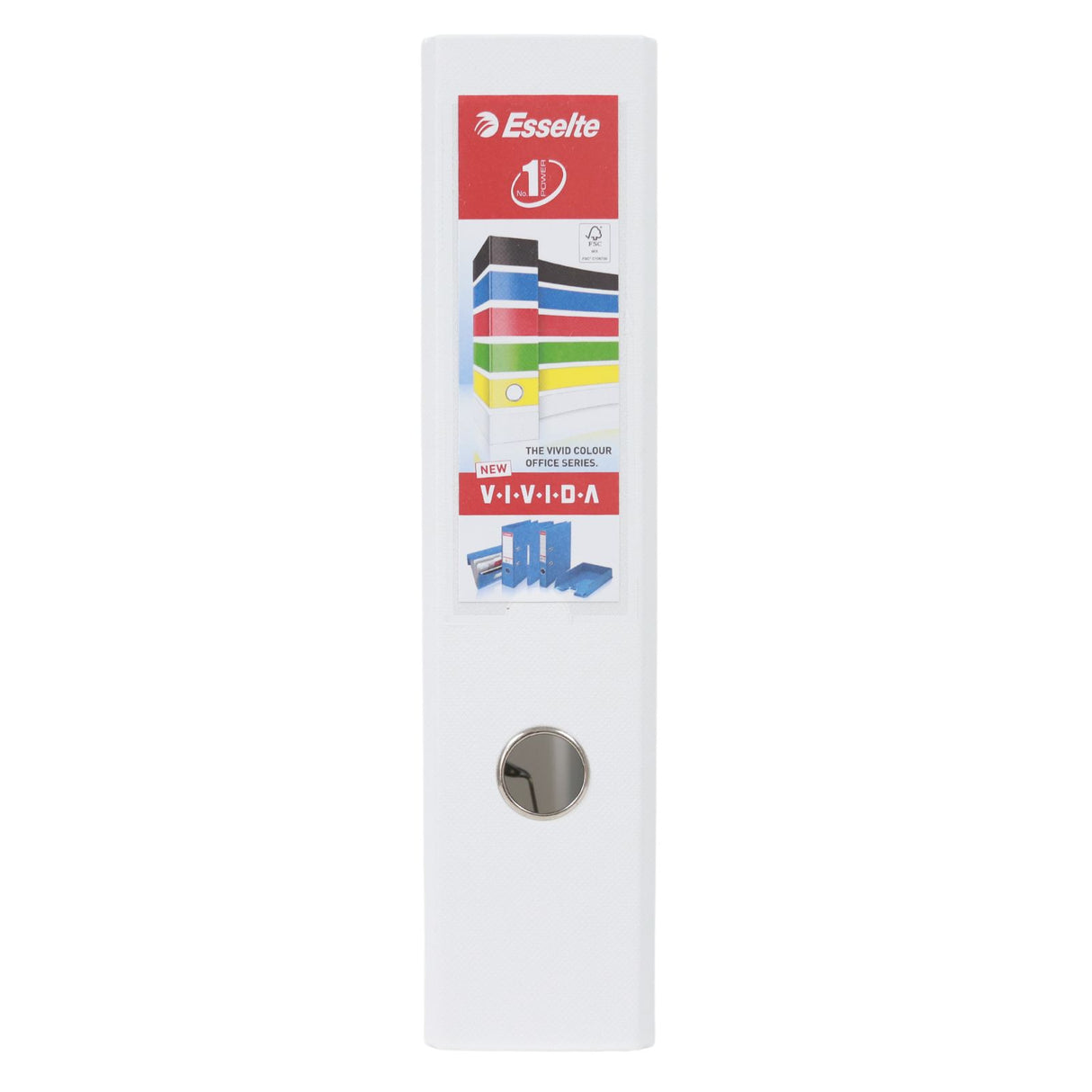 A4 Standard - No.1 Vivida Lever Arch File PP - White by Esselte on Schoolbooks.ie