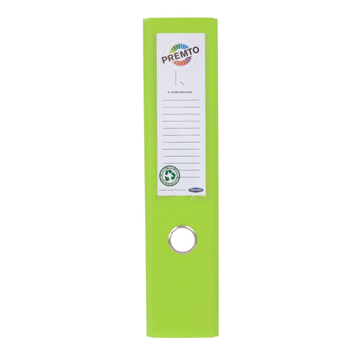 Premto A4 Lever Arch File - Caterpillar Green by Premto on Schoolbooks.ie