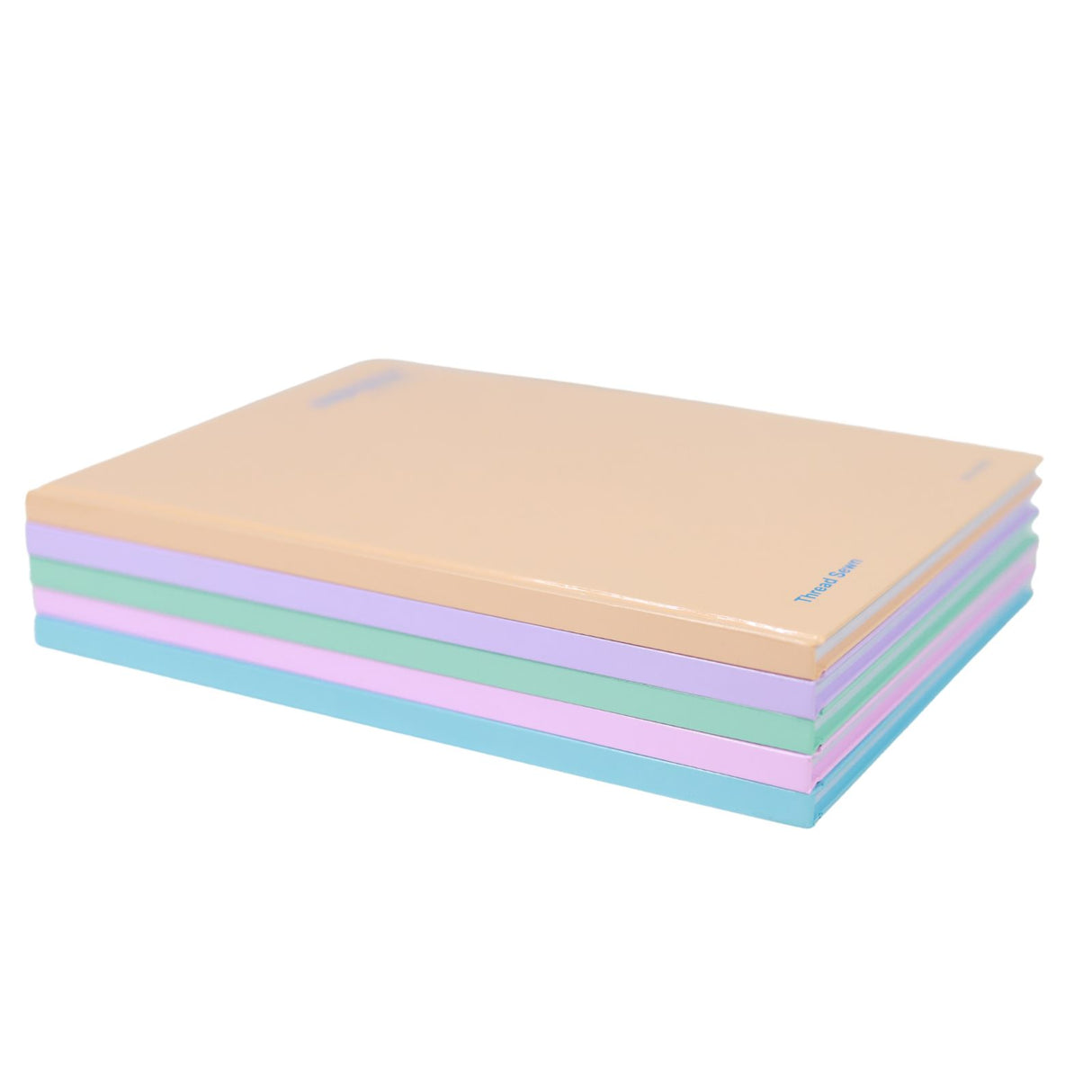 Supreme - Pack of 5 - Hardback Notebooks - A4 - 160 page - Pastel Colours by Supreme Stationery on Schoolbooks.ie