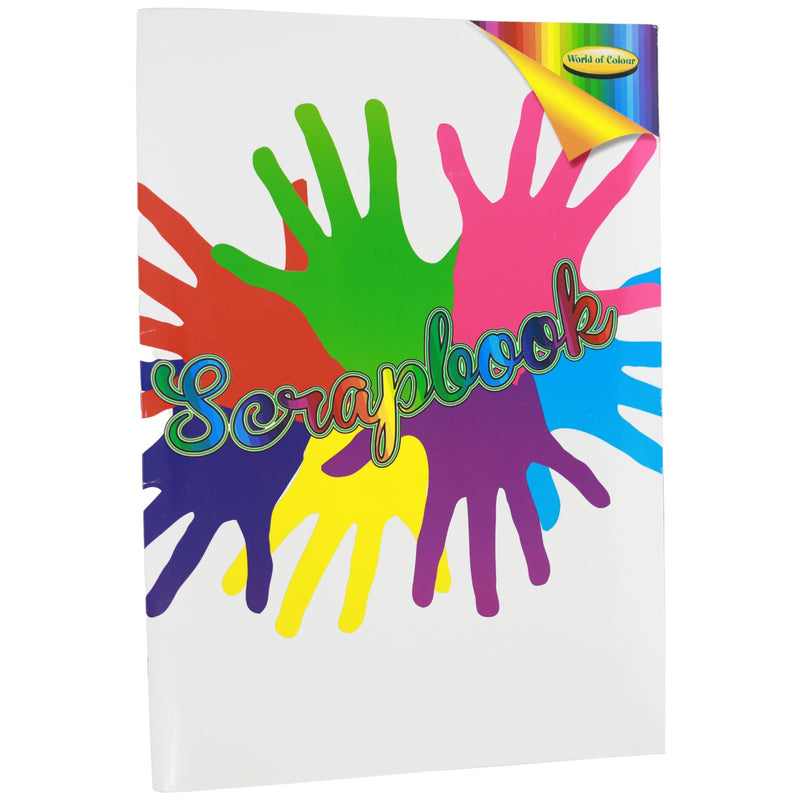 World of Colour A3 60 Page Scrapbook - Assorted Colour Pages by World of Colour on Schoolbooks.ie