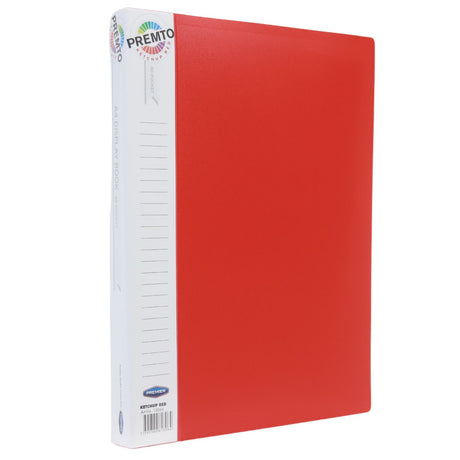 ■ Premto - A4 40 Pocket Display Book - Ketchup Red by Premto on Schoolbooks.ie