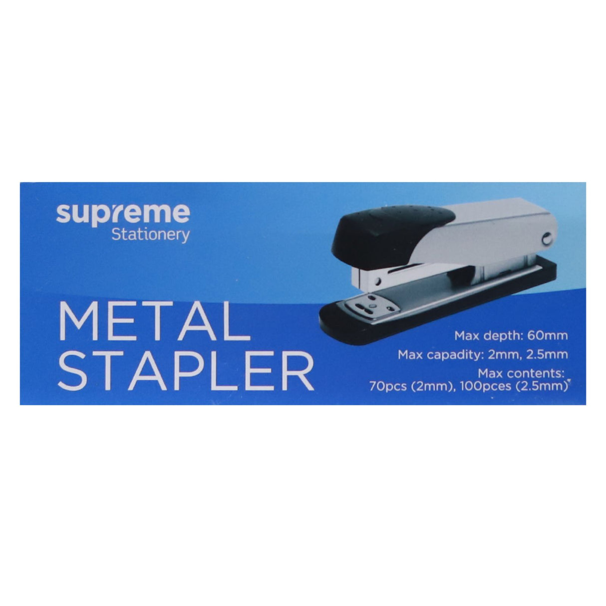 Half Strip Stapler In A Box by Supreme Stationery on Schoolbooks.ie