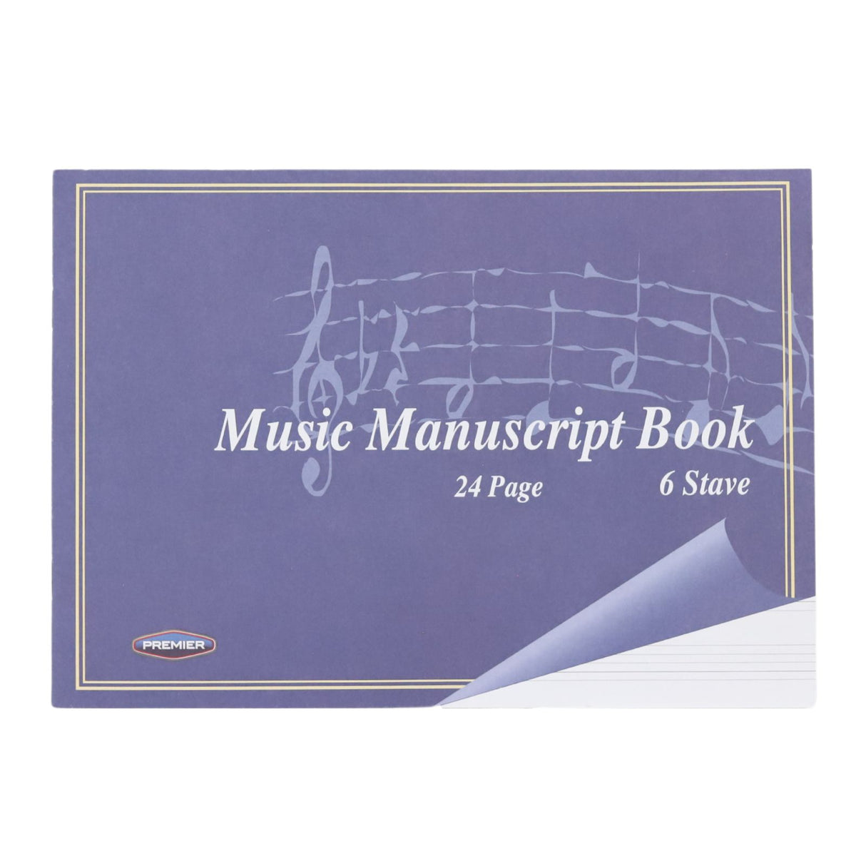 Ormond - Music Manuscript Book - 6 Stave - 24 page by Ormond on Schoolbooks.ie