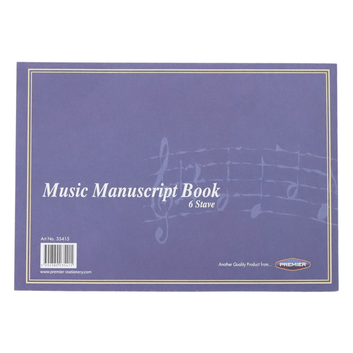 Ormond - Music Manuscript Book - 6 Stave - 24 page by Ormond on Schoolbooks.ie