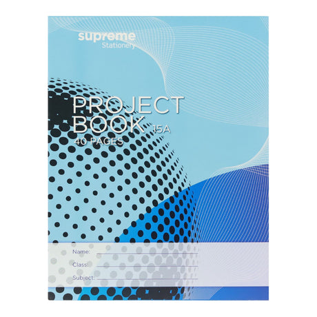 No. 15A Project Copy Book - 40 Pages by Supreme Stationery on Schoolbooks.ie