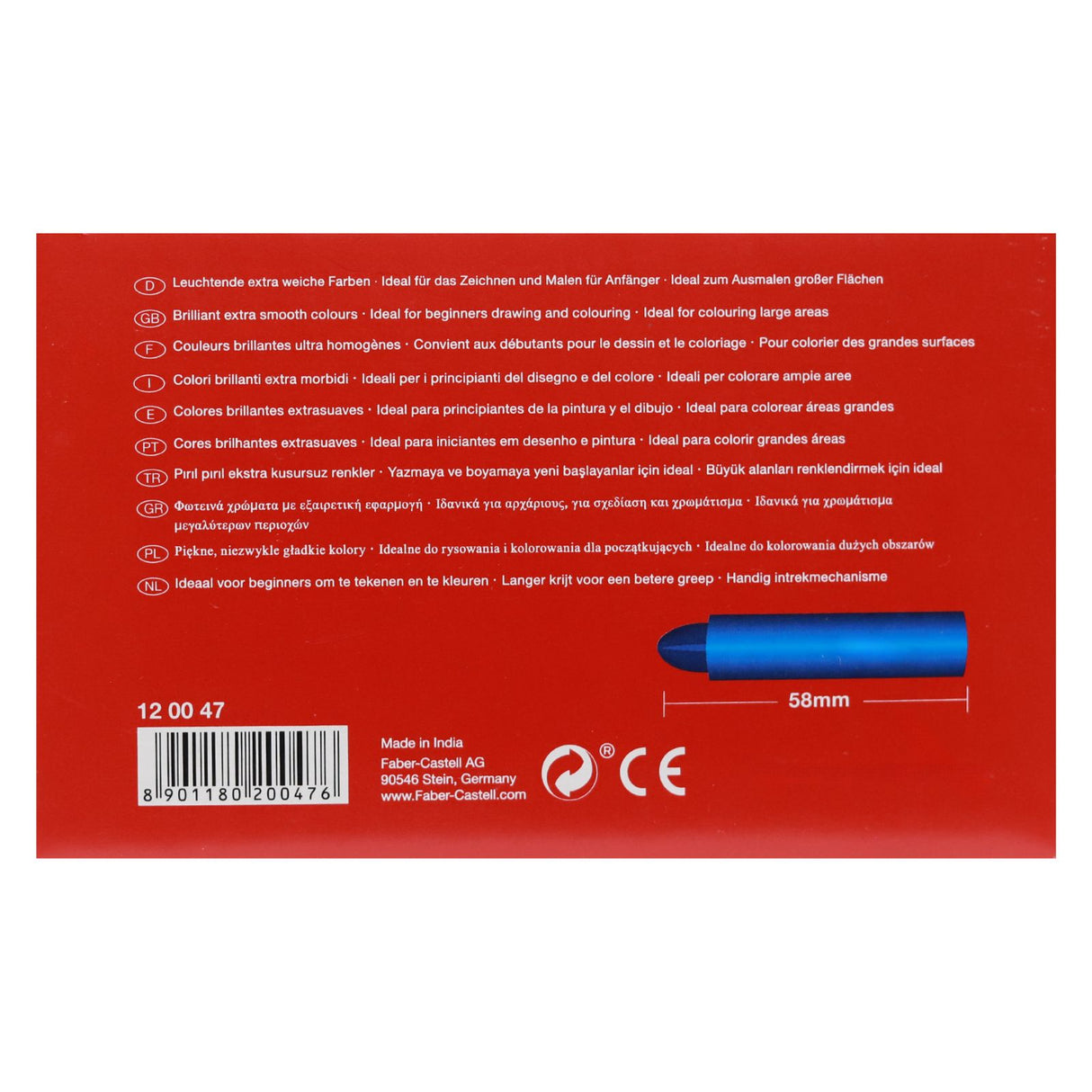 Faber-Castell - Chublets Crayons - Class Pack of 384 (12 Assorted Colours) by Faber-Castell on Schoolbooks.ie