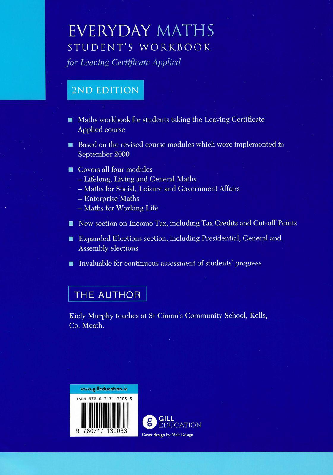 Everyday Maths for LCA - 2nd Edition by Gill Education on Schoolbooks.ie