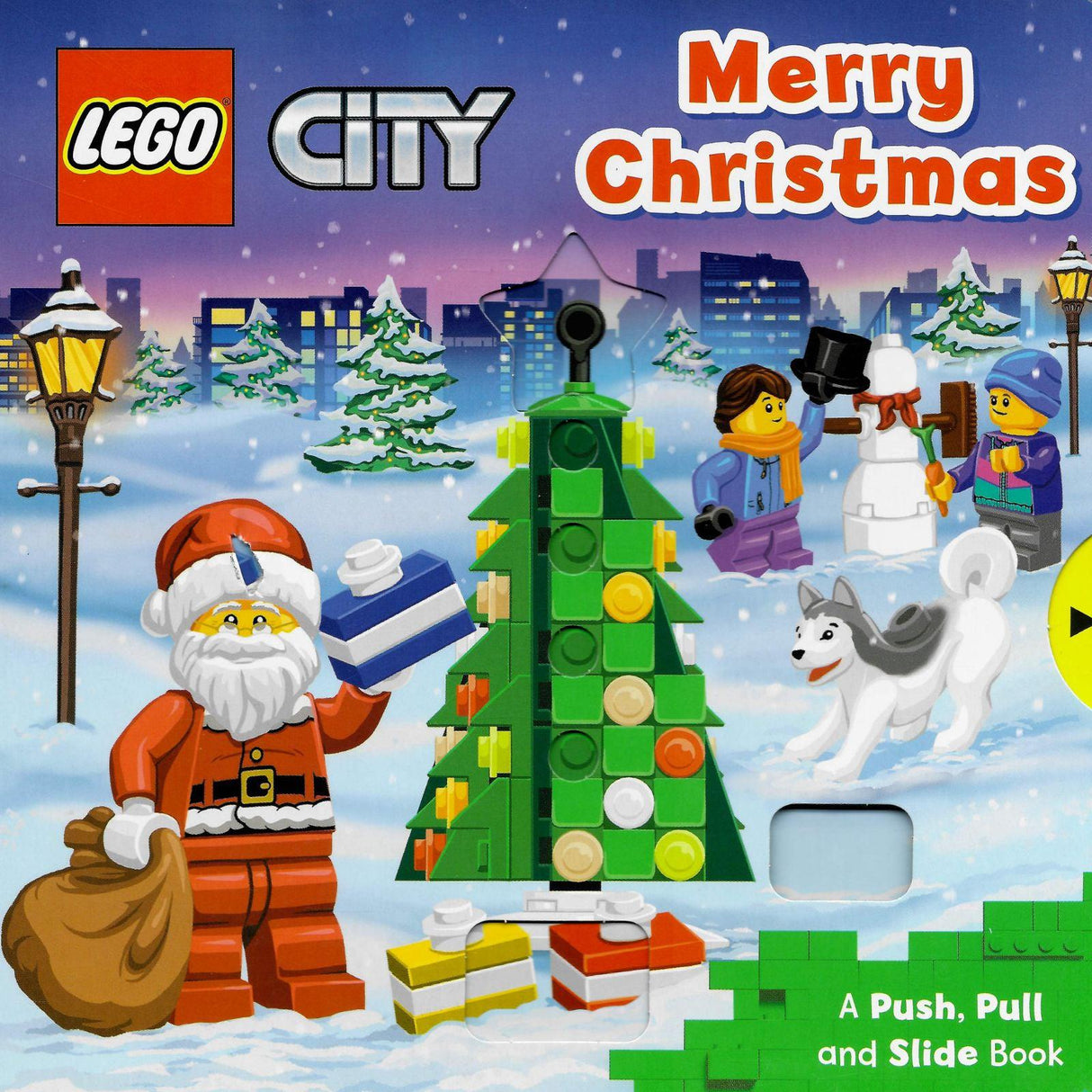 LEGO City - Merry Christmas - A Push Pull and Slide Book by LEGO on Schoolbooks.ie
