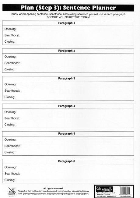 Irish Essays Made Easy - Workbook by Graspit on Schoolbooks.ie