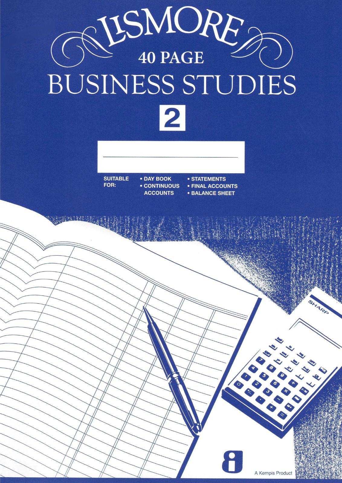 Business Studies: Record Book 2: Journal - 40 page by Lismore on Schoolbooks.ie