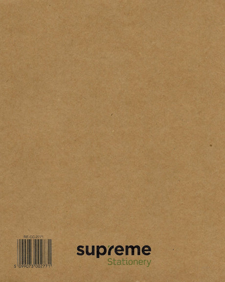 Supreme Stationery - Recycled Exercise Copy Cover - Pack of 5 by Supreme Stationery on Schoolbooks.ie