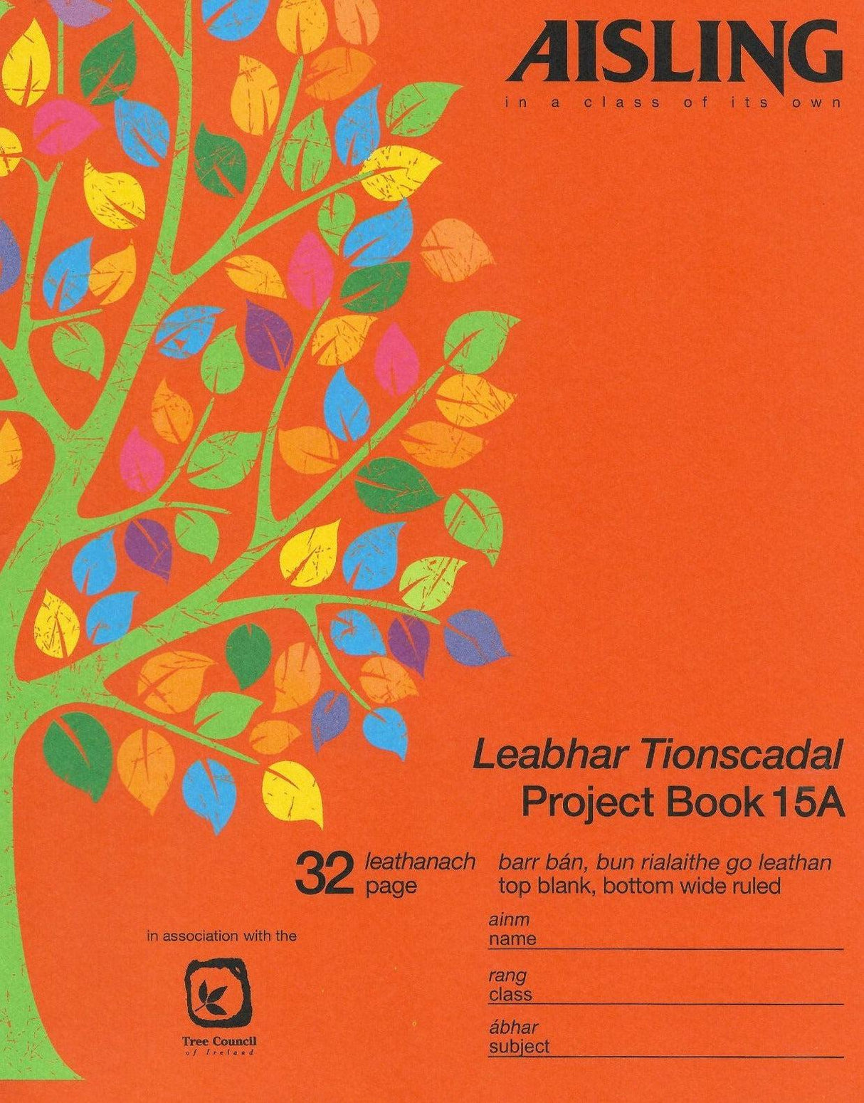 ■ Aisling Project Book No. 15A 32 Page - ASXP15A by Aisling on Schoolbooks.ie