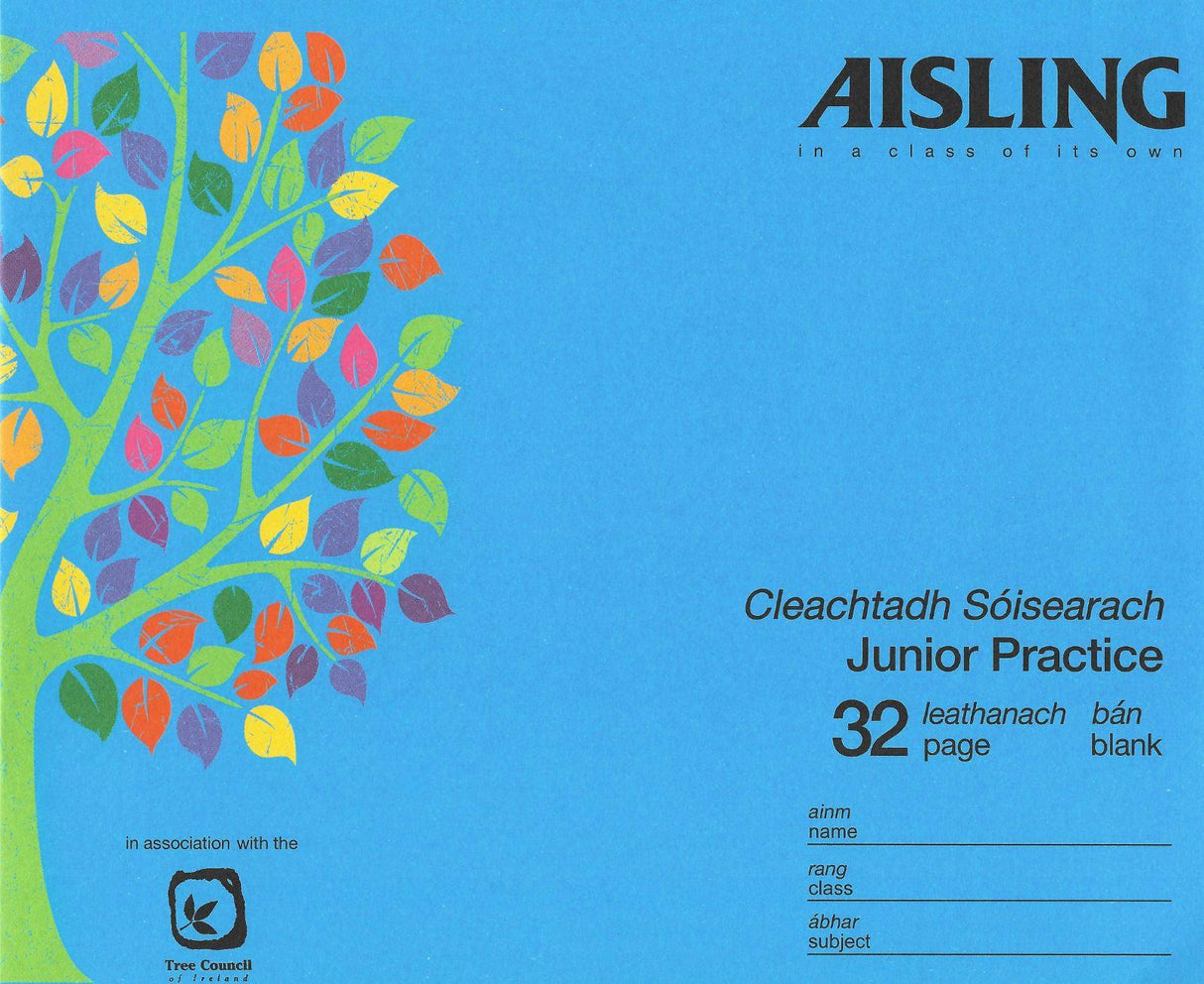 ■ Aisling Junior Blank Copybook 32 Page - ASJ11 by Aisling on Schoolbooks.ie