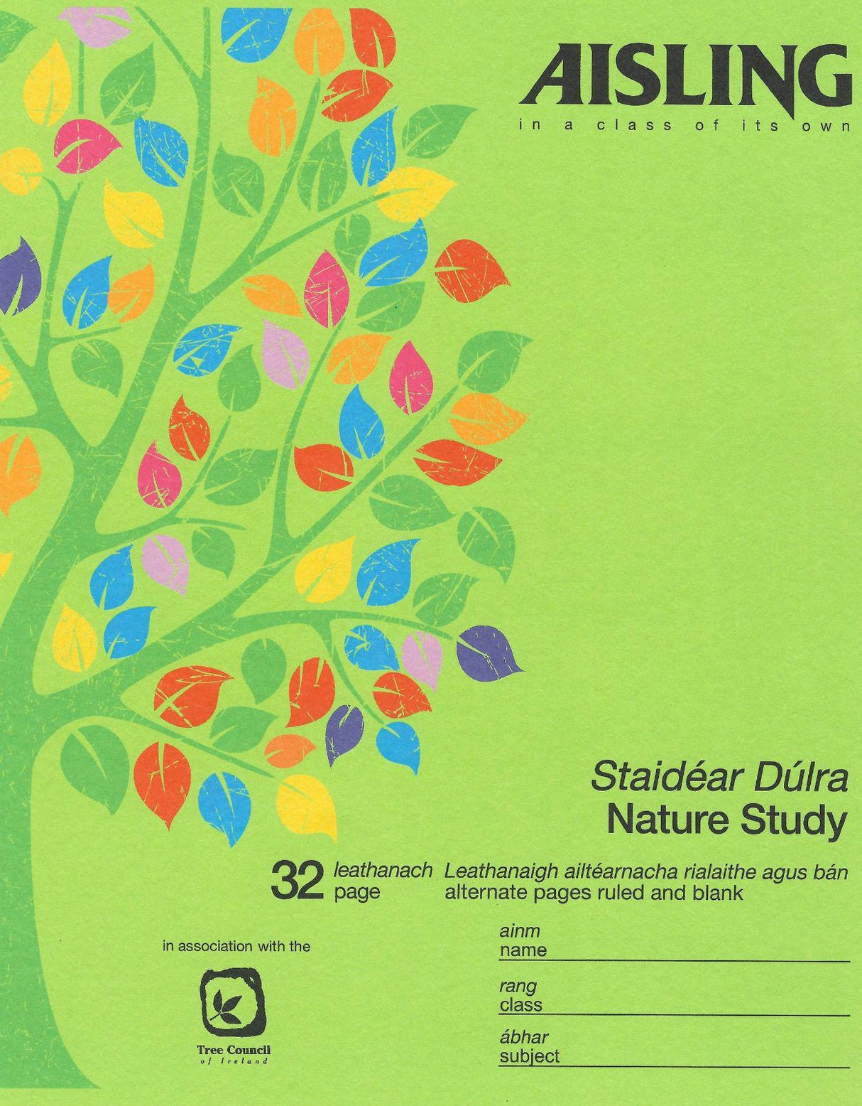 ■ Aisling Nature Study Copy 32 Page - ASXP/NS by Aisling on Schoolbooks.ie