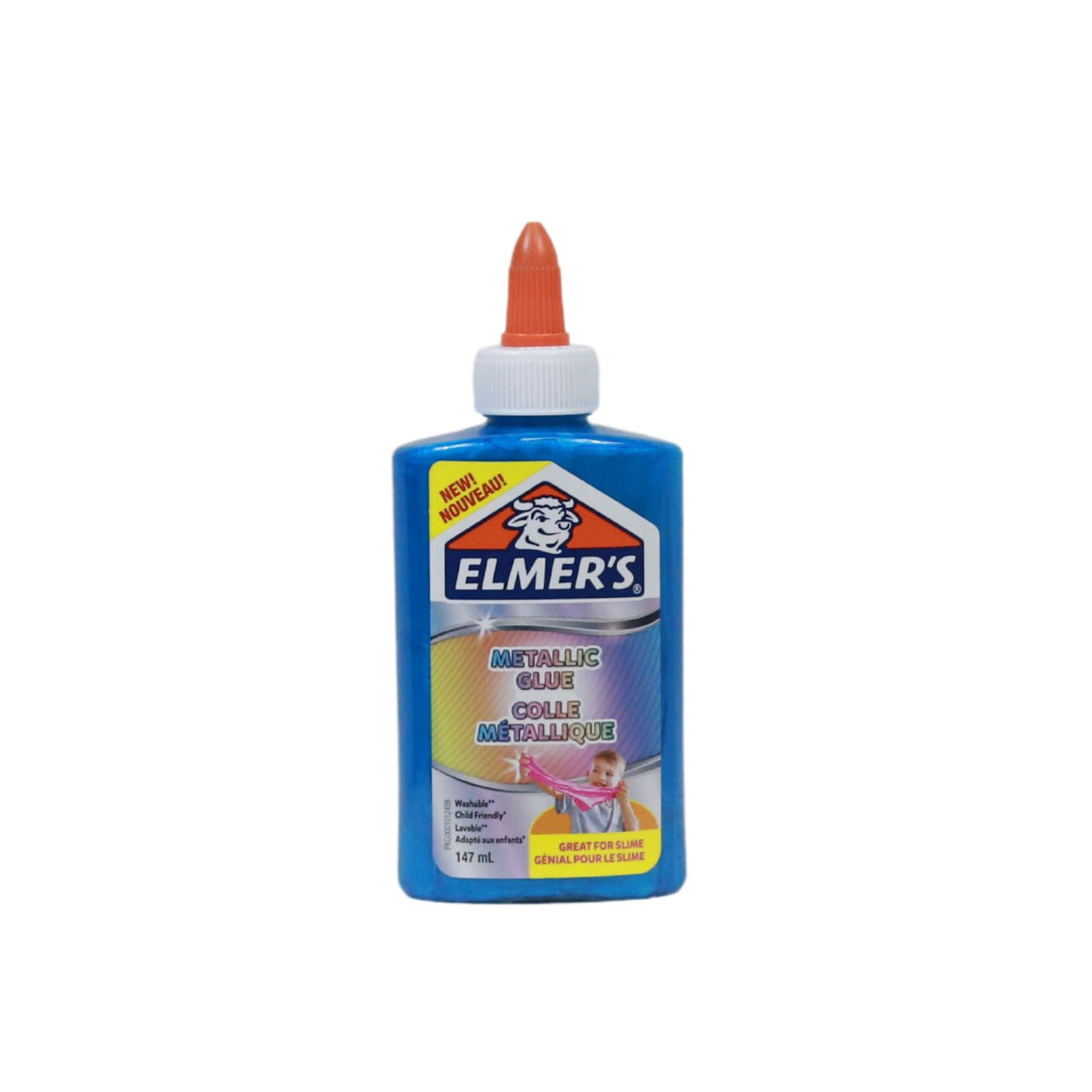 Elmer's 147ml Metallic Slime Glue - Blue by Elmer's on Schoolbooks.ie