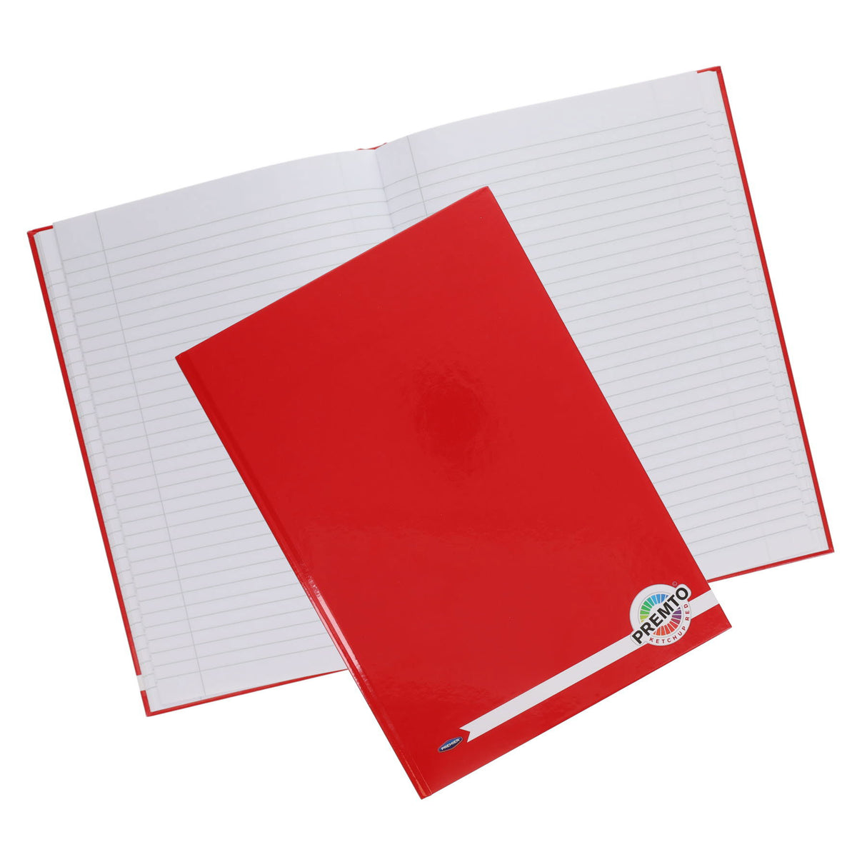 Premto - A4 160pg Hardcover Notebook - Red by Premto on Schoolbooks.ie