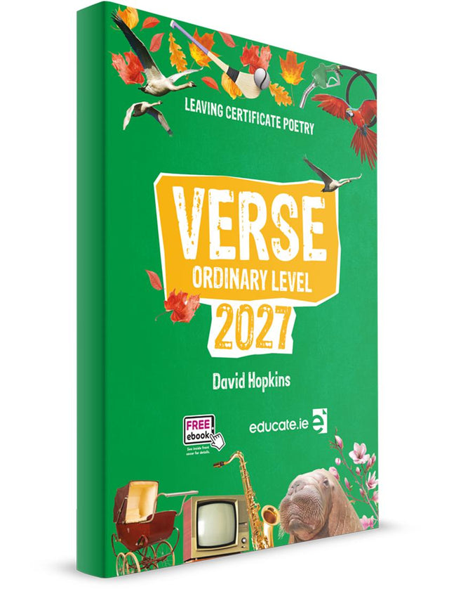 Verse 2027 - Leaving Cert Poetry - Ordinary Level - Textbook by Educate.ie on Schoolbooks.ie