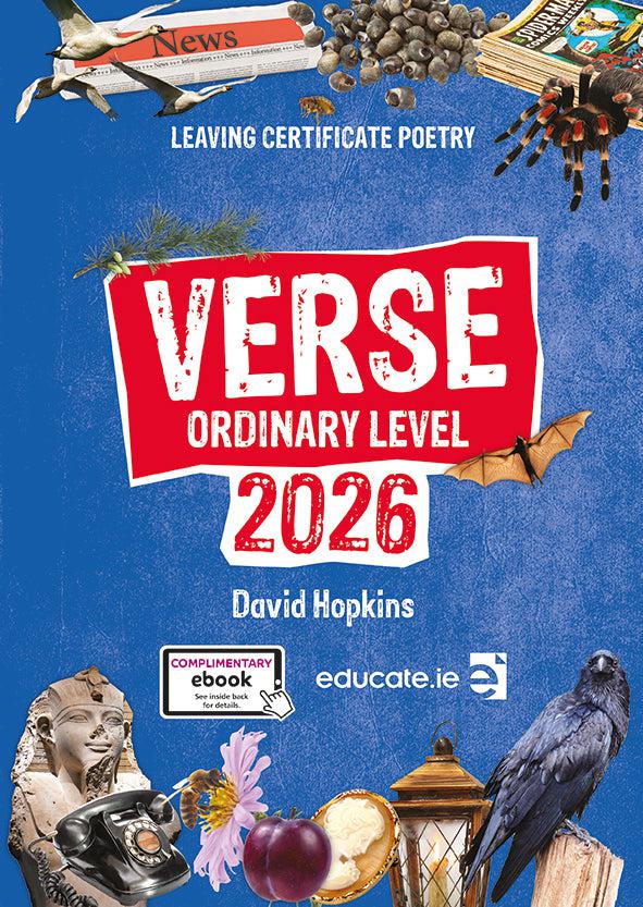 Verse 2026 - Leaving Cert Poetry - Ordinary Level - Textbook by Educate.ie on Schoolbooks.ie