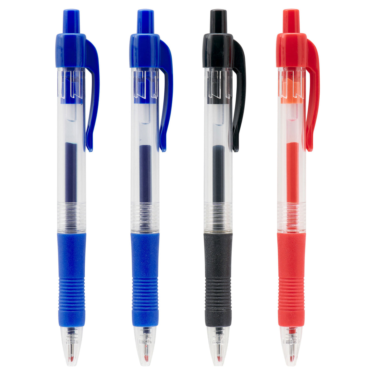 ProScribe - Retractable Gelball Pens - Pack of 4 by ProScribe on Schoolbooks.ie