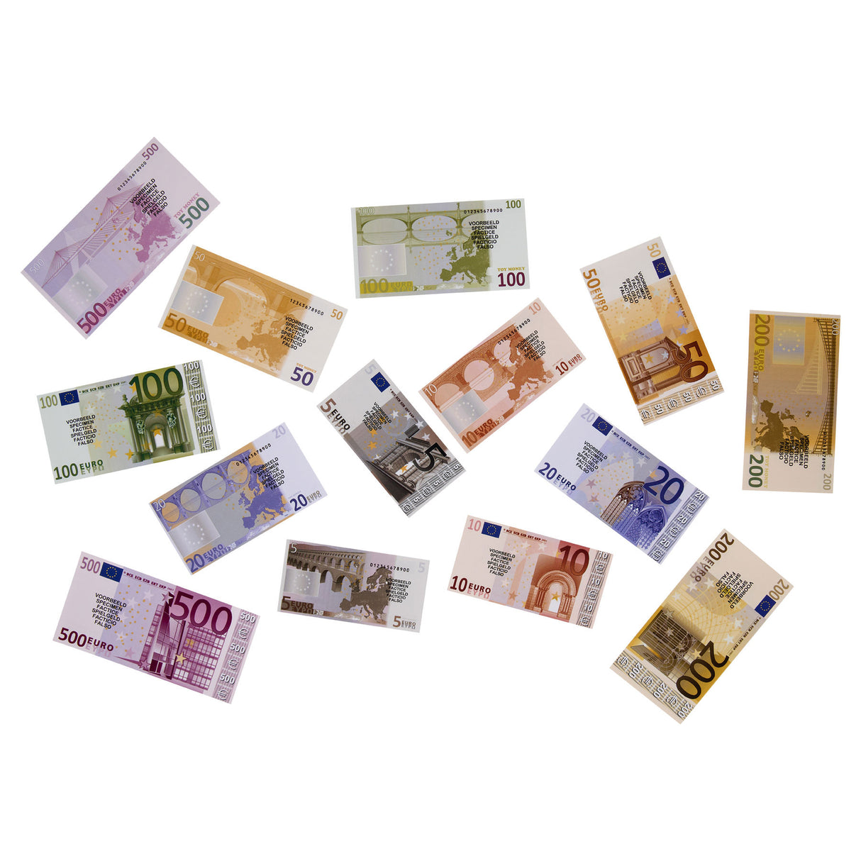 Clever Kidz - Paper Money Set - Euro - 70 Pieces by Clever Kidz on Schoolbooks.ie