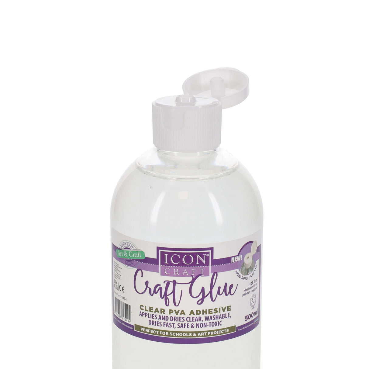 Icon Craft - 500ml Clear PVA Craft Glue by Icon Craft on Schoolbooks.ie
